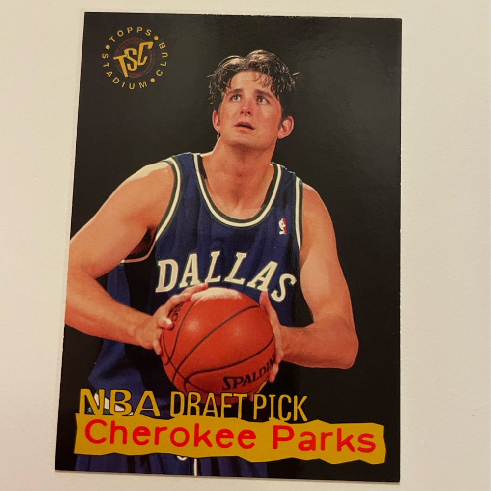 1995-96 Topps Stadium Club NBA Draft Picks #12 Cherokee Parks Rookie Card
